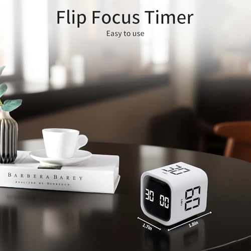 Würfel-Timer, Schwerkraftsensor, Küchentimer, Flip-Timer, Countdown, Countup, 5/10/30/60 Minuten, be