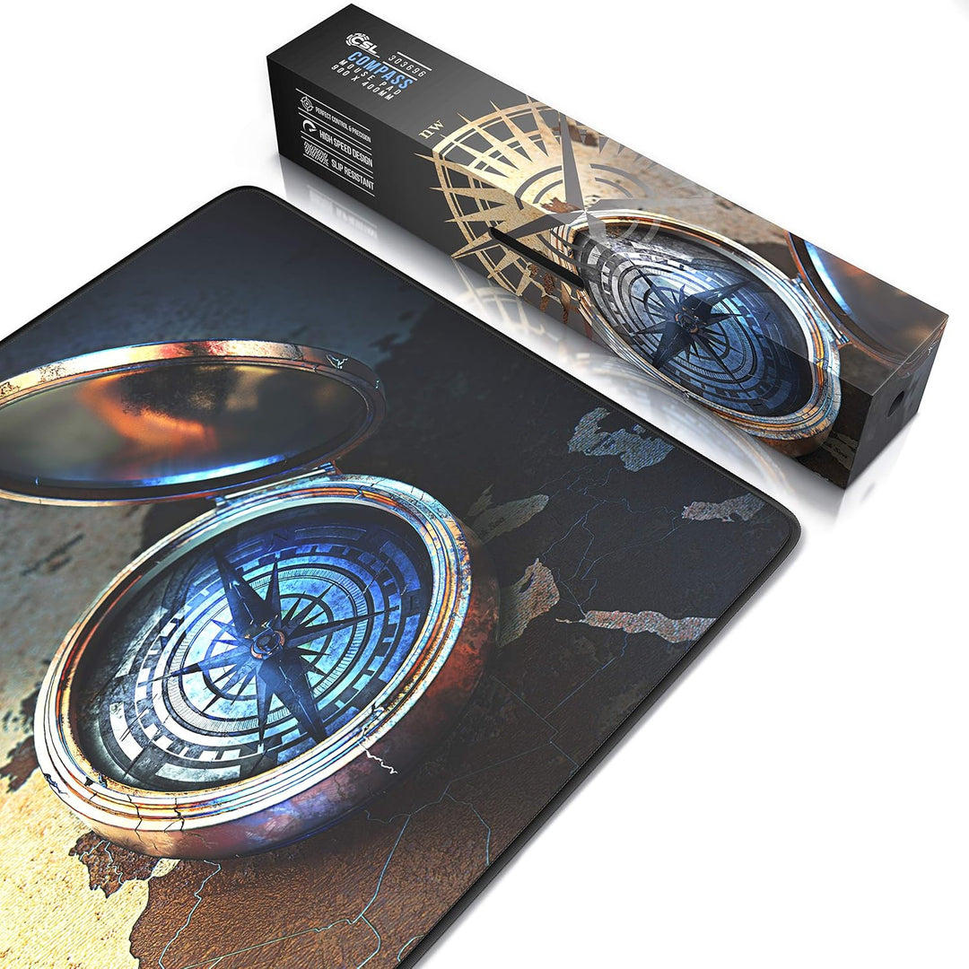 TITANWOLF - XXL Mauspad Gaming 900x400 mm - XXL Mousepad gross Motiv - Tischunterlage Large Size - v