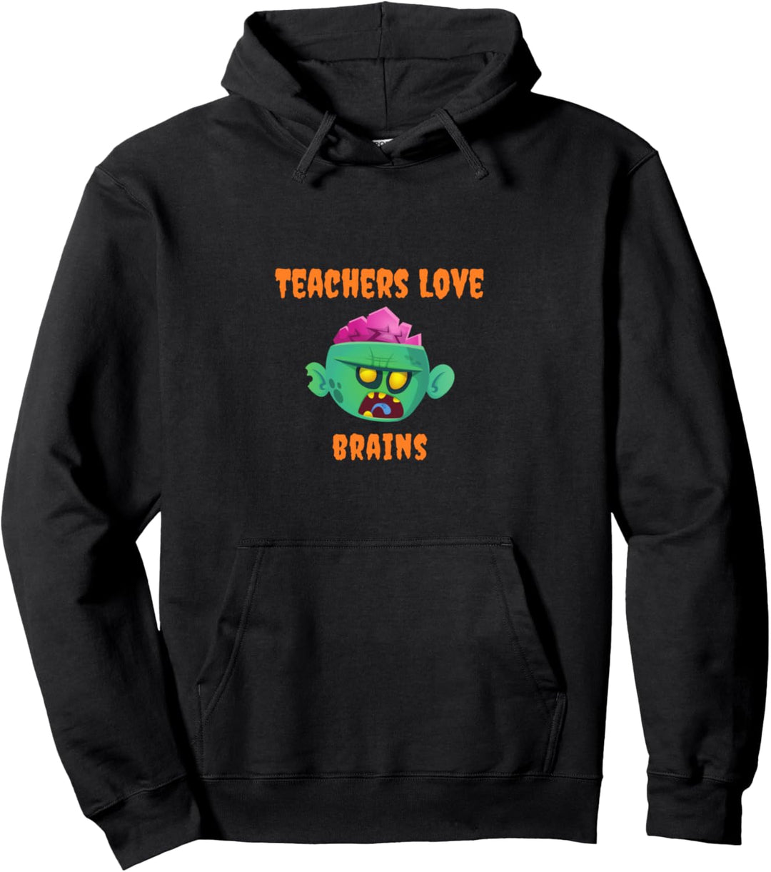 Lehrer lieben Gehirne Lustiges Zombie-Geschenk Pullover Hoodie