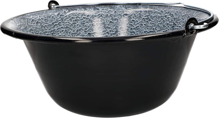 KOTARBAU® Ungarischer Gulaschkessel Emailliert 10 L zum Aufhängen am Dreibein-Gestell 10L, 10L
