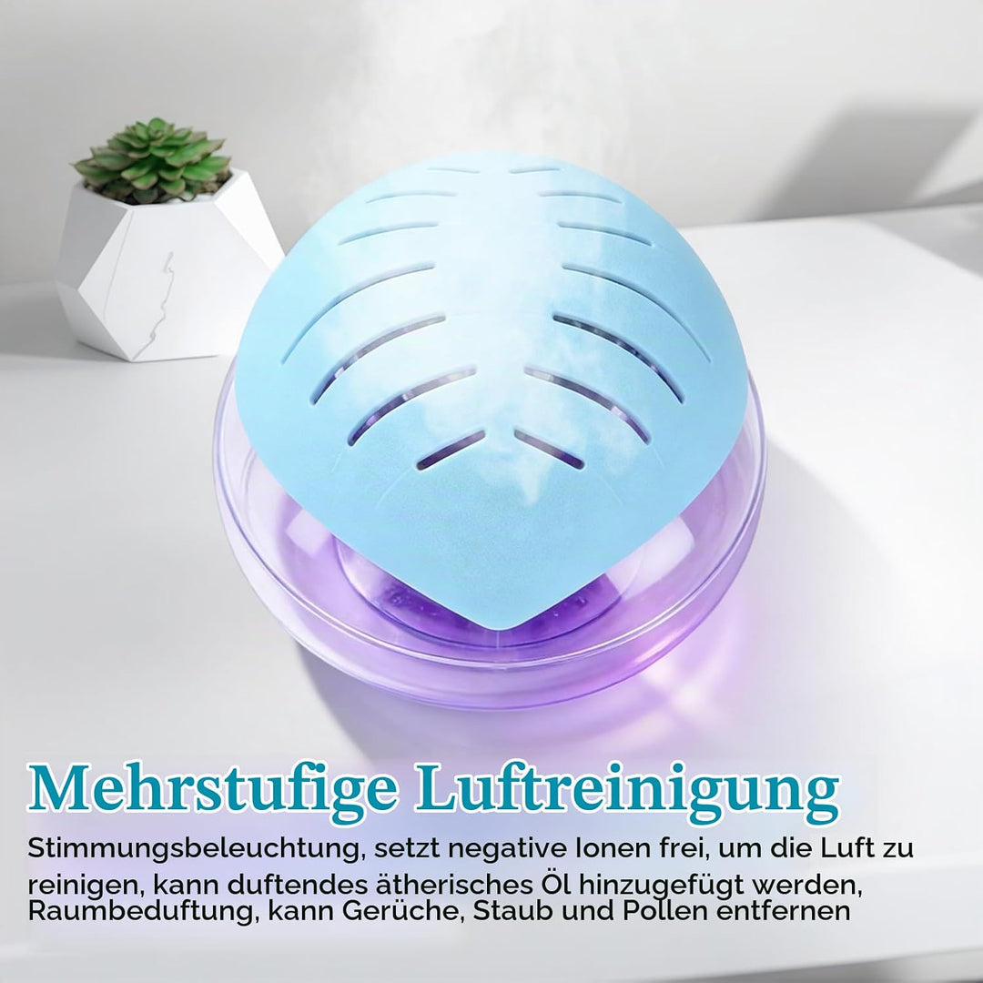 1L Luftreiniger Und Befeuchter, 21,5 X 21,5 X 19 cm Raumluftreiniger, Air Purifier, Lufterfrischer R
