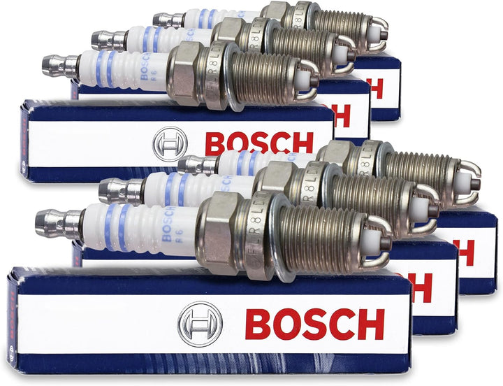 6x Original BOSCH Zündkerze Zündkerzen FLR8LDCU+