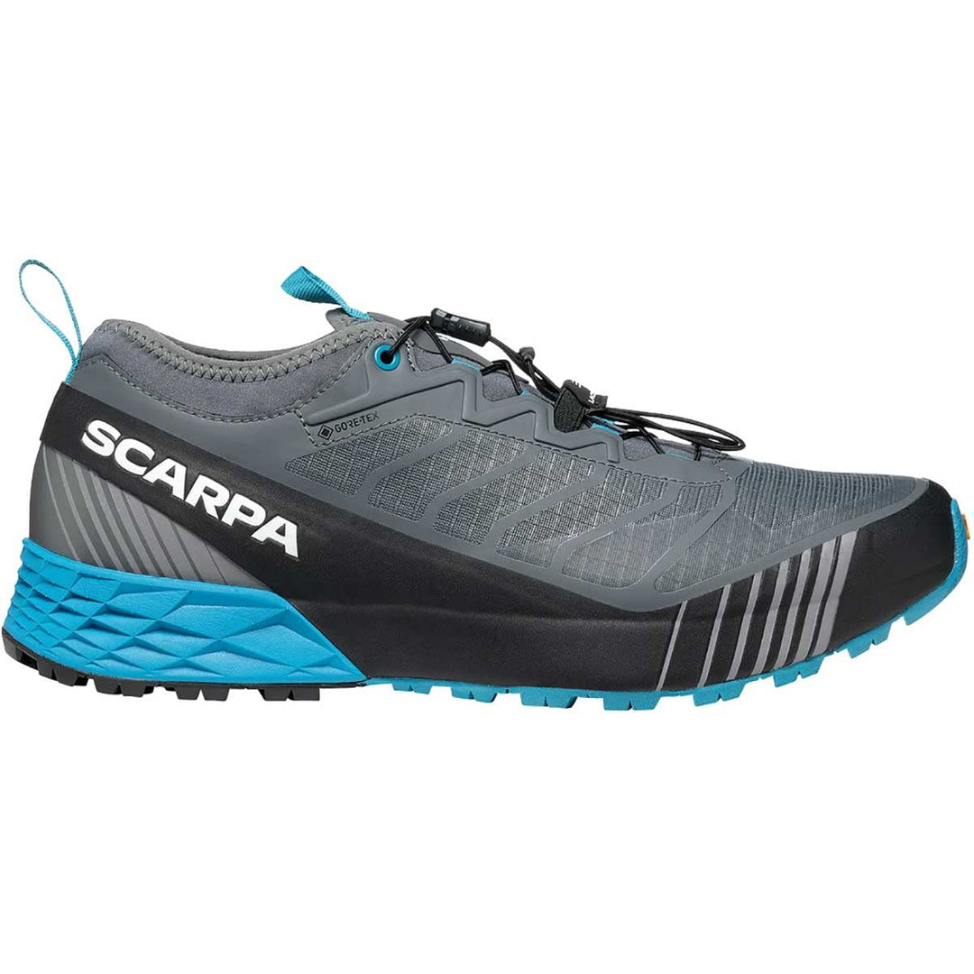 Scarpa Herren Ribelle Run GTX Schuhe Trailrunningschuhe 45.5 EU Anthracite Lakeblue, 45.5 EU Anthrac