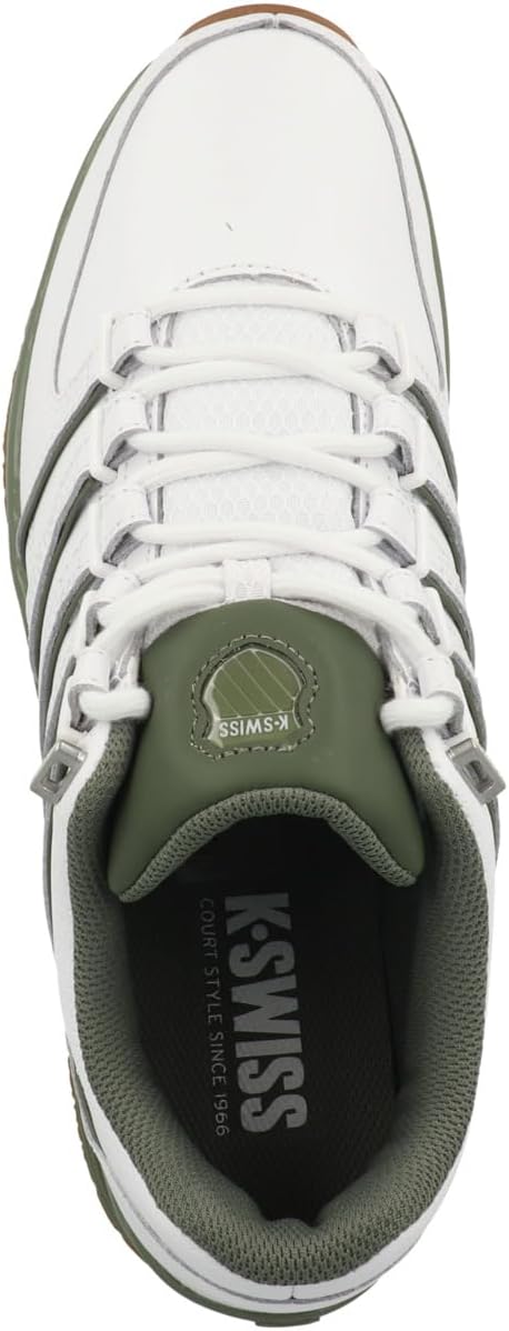 K-Swiss Rinzler SP 02283-088-M Herren Sneaker 40 EU White Deep Lichen Gum, 40 EU White Deep Lichen G