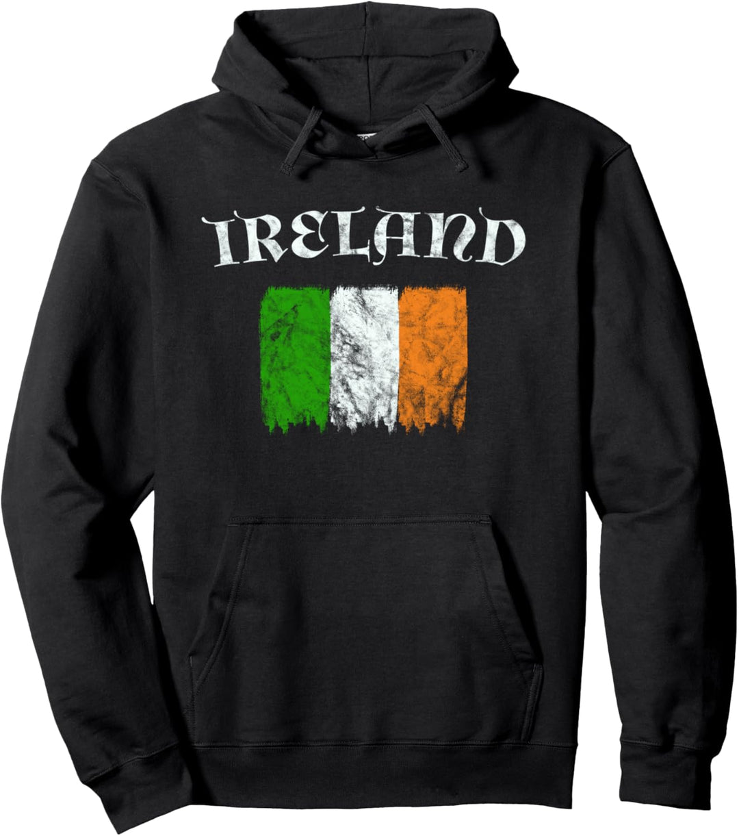 Irische Flagge (Vintage) – Irland Pullover Hoodie