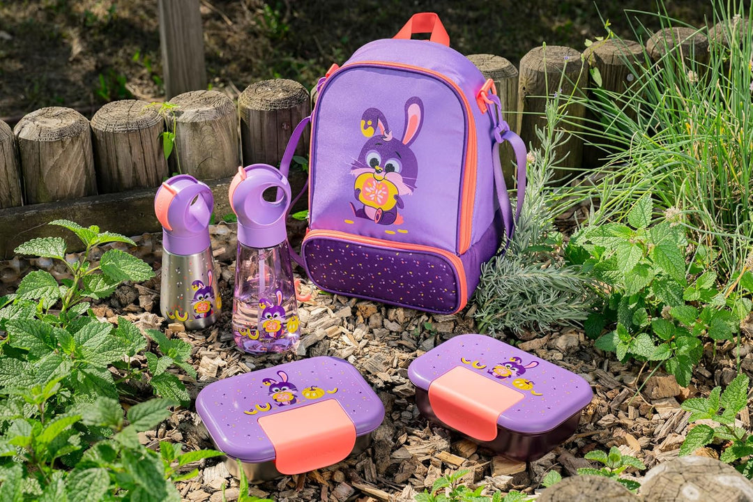 Maped PICNIK - Edelstahl-Lunchbox MINIZ Kaninchen 900 ml EDELSTAHL Violett, EDELSTAHL Violett