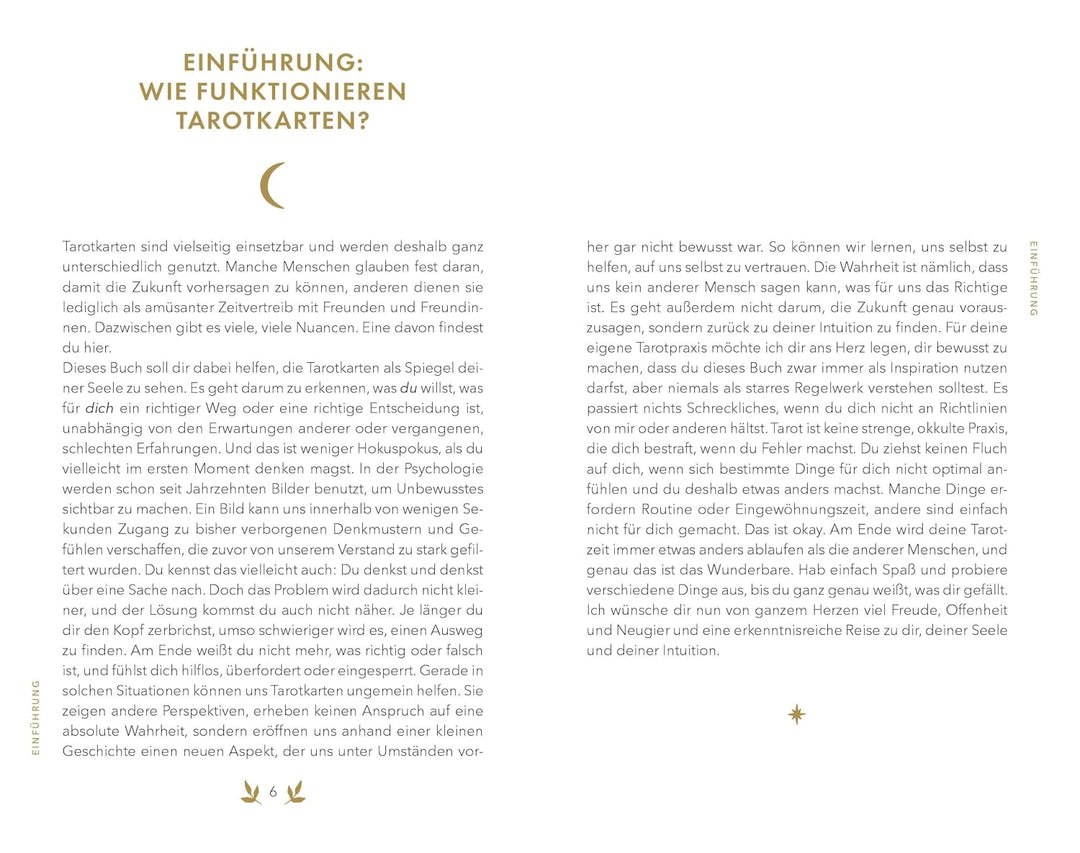 Tarotkarten: Tarotkarten mit Buch, Set für Anfänger: ausführliche Beschreibungen zu Fragen, Karten u