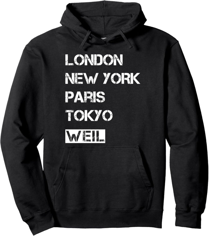Meine Heimat Weil! Geburtsort &amp; Heimatliebe Weil Pullover Hoodie