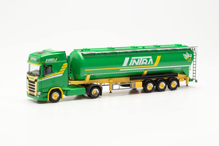 herpa 316057 Scania LKW Modell CS 20 HD Silo-Sattelzug Intr, Miniatur im Massstab 1:87, Sammlerstück