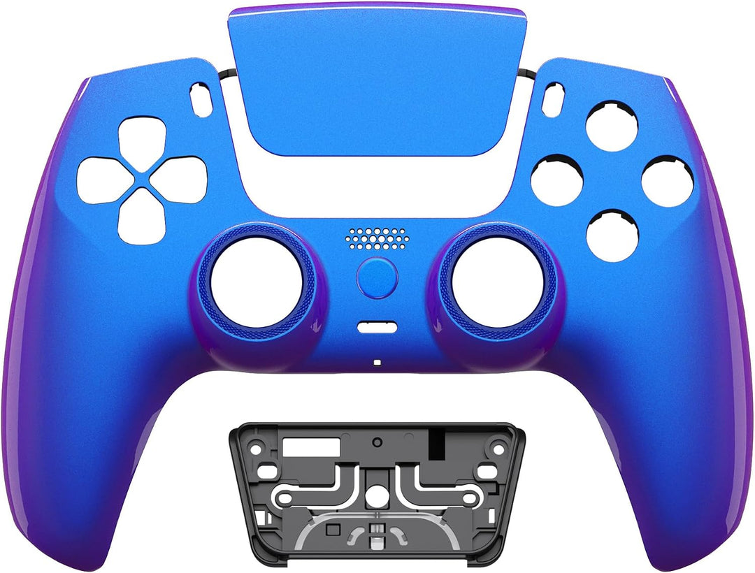 eXtremeRate Luna Re-Design Front Hülle für ps5 Controller BDM-010/020/030/040, Ersatzgehäuse&amp;Touchpa