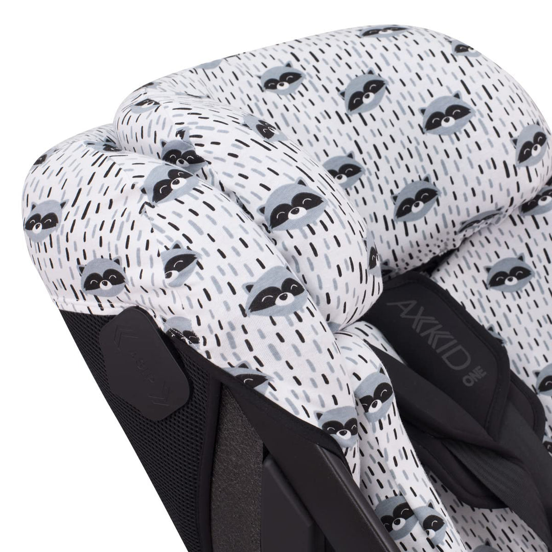 JYOKO KIDS Bezug für Autositz kompatibel mit Axkid One (Raccoon), Raccoon
