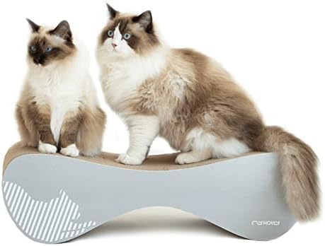 myKotty Stabile Kratzbank VIGO – Robustes Kratzmöbel für anspruchsvolle Katzen – Perfekt für Spielen