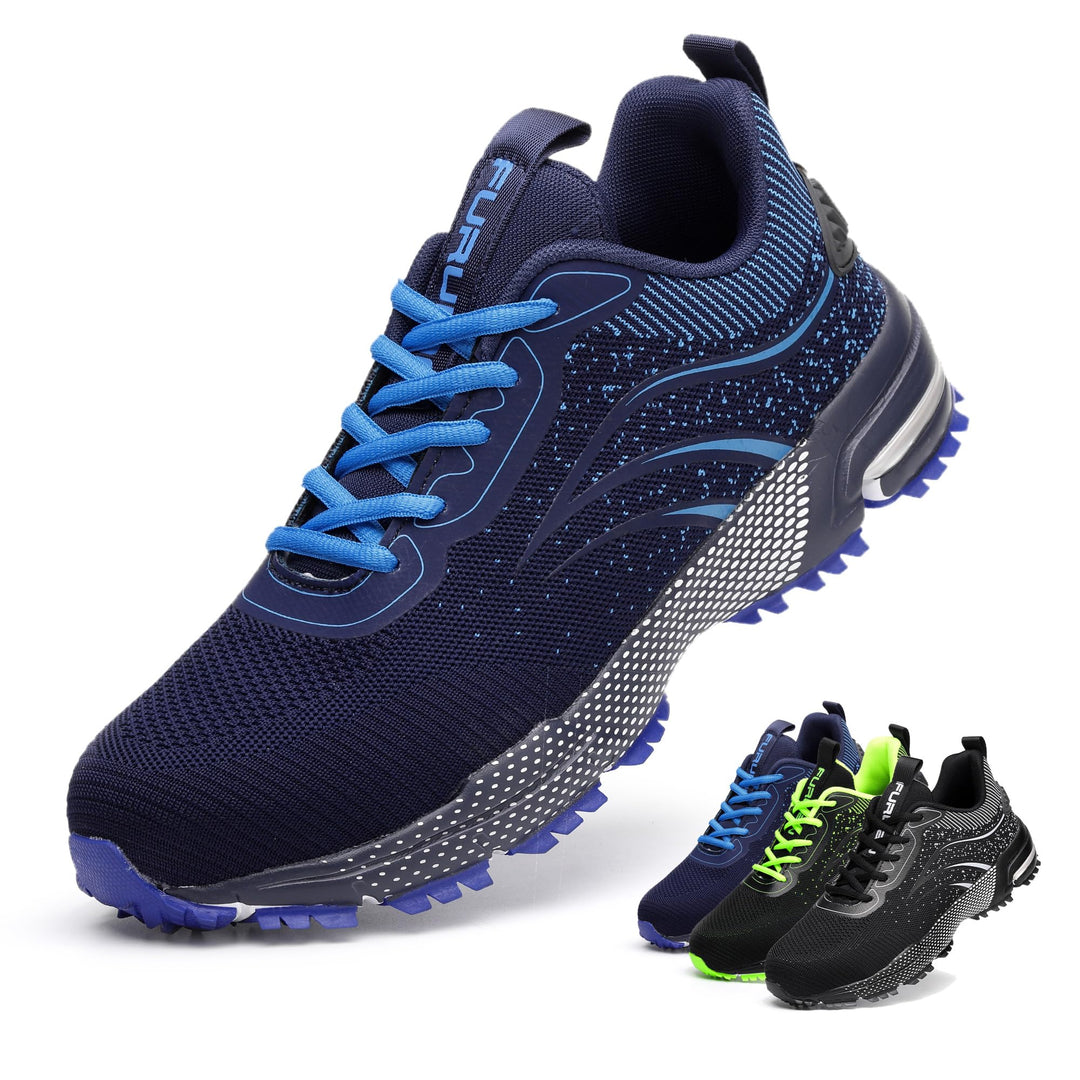 Furuian Sicherheitsschuhe Herren Arbeitsschuhe Herren Damen Leicht Sportlich Atmungsaktiv Schutzschu