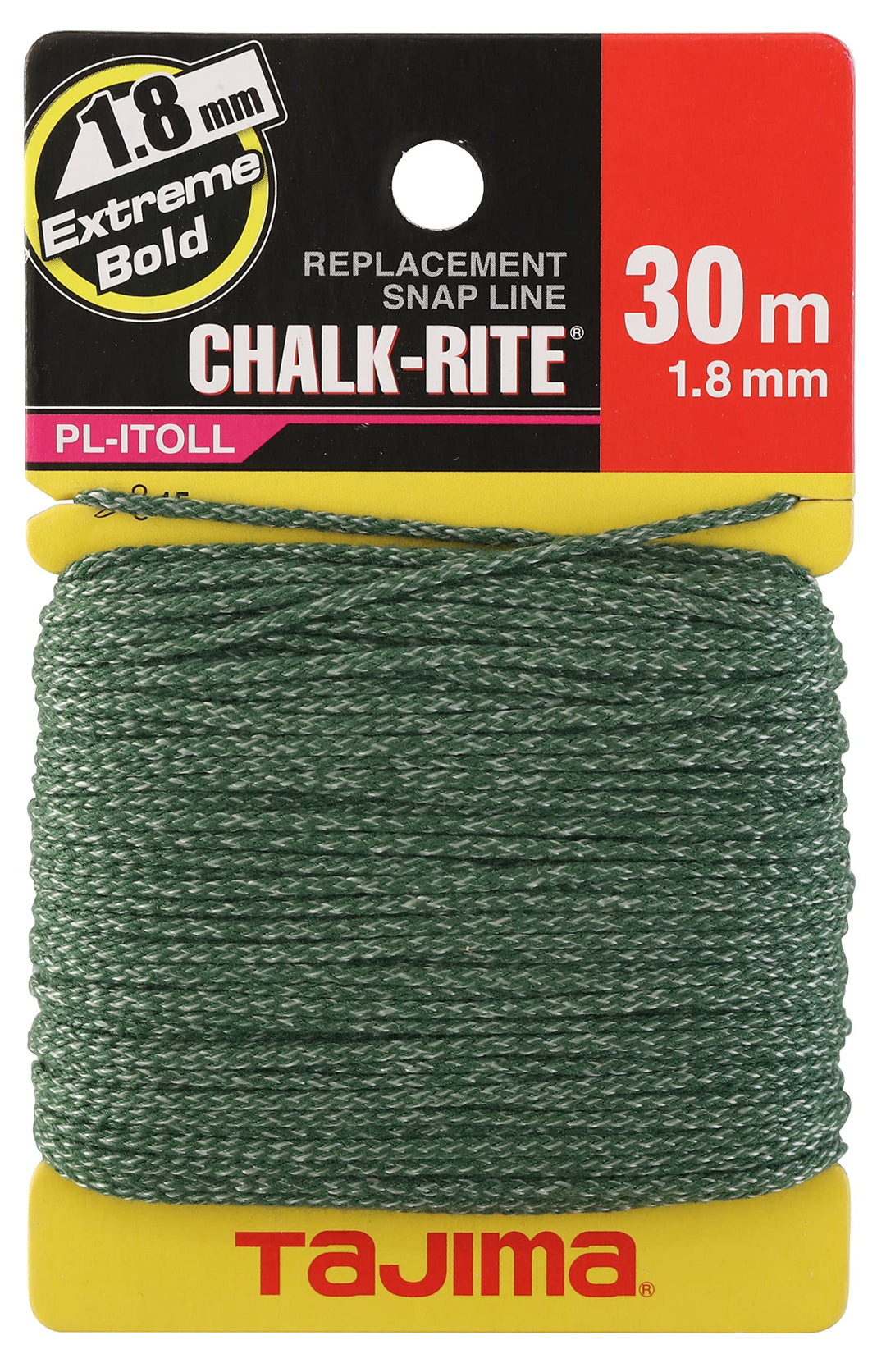 Tajima Ersatzschnur/Schlagschnur CHALK-RITE (1,8 mm x 30 m) PLITOLL 1,8 mm x 30 m - PLITOLL, 1,8 mm