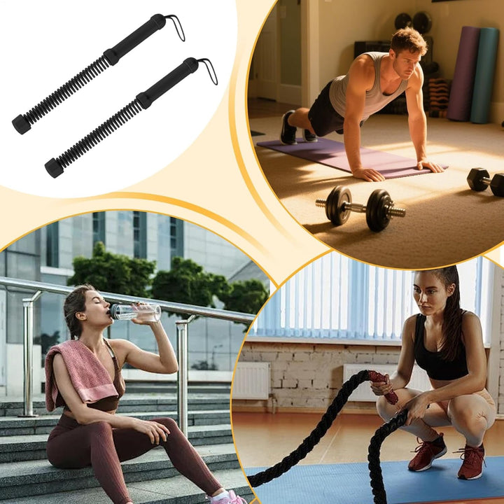 Schwere Kampfseile - Körperformende Seile Ohne Strom - Trainingsgerät 2er Set für Frauen Männer Spor