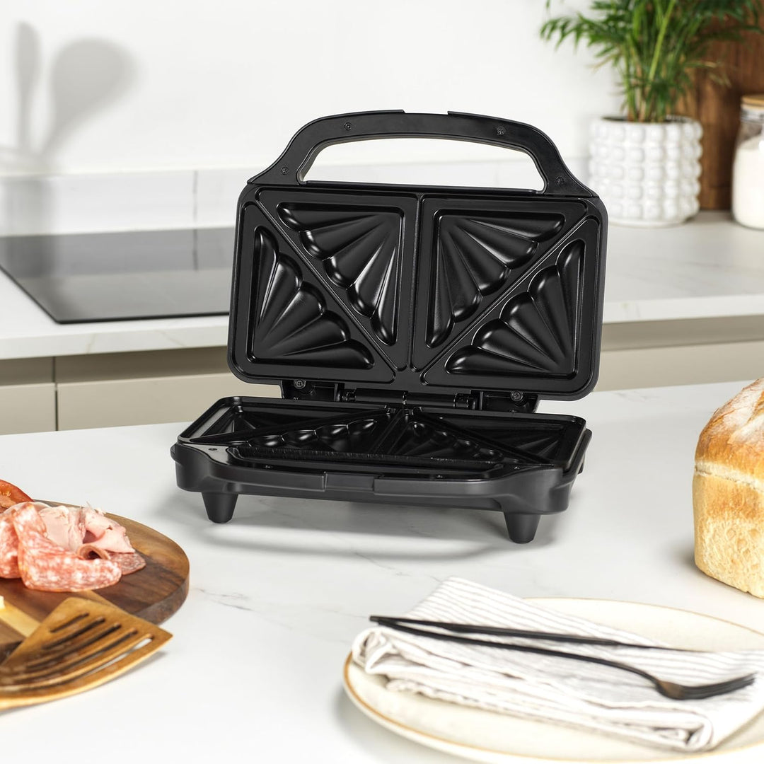 Salter Sandwich-Toaster – Antihaftbeschichteter, Deep Fill Toastie-Maker, zusammen mit 2 getoasteten