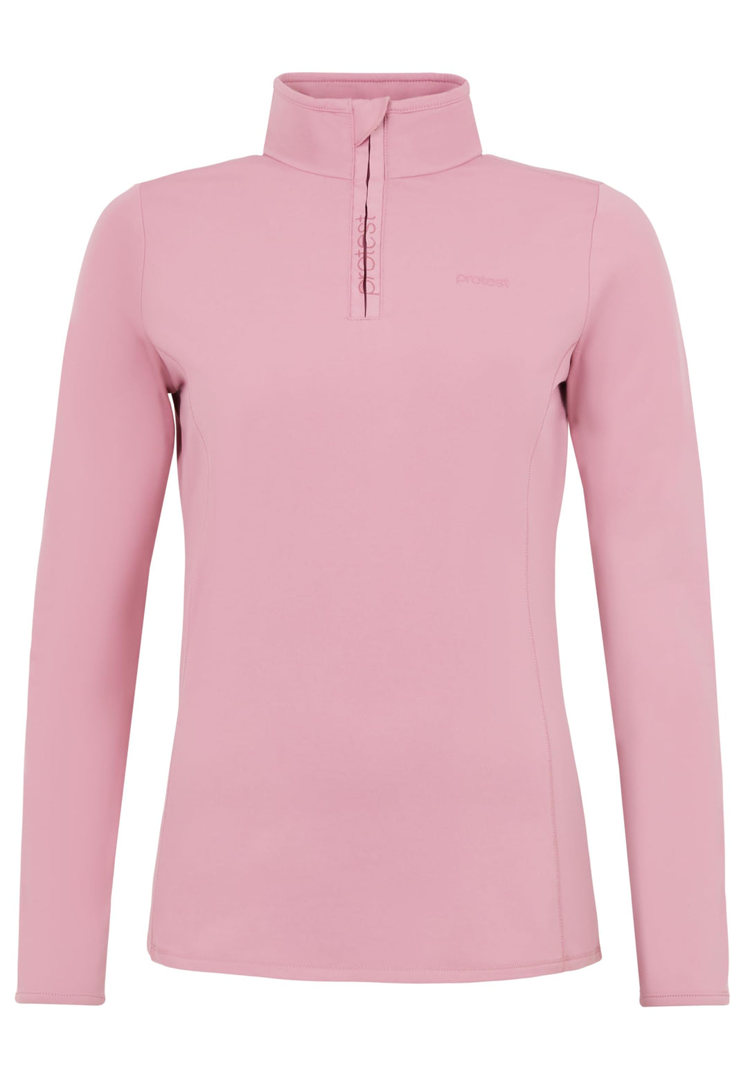 Protest Damen Fabriz 1/4 Zip Top Sweatshirt 3XL Cameo Pink, 3XL Cameo Pink