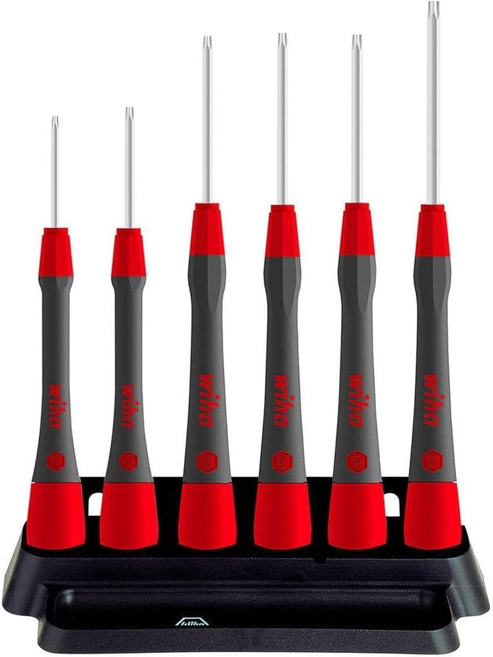 Wiha Feinschraubendreher Set PicoFinish (42997) 7-tlg. Torx I Präzisionsschraubendreher mit Halter I