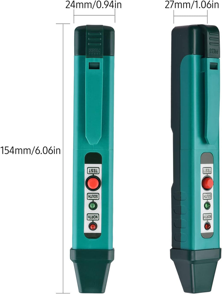 Polaritätstester, Tragbarer Mini-Magnetfelddetektor, Stiftmagnetwerkzeug, Magnetische Prüfwerkzeuge,