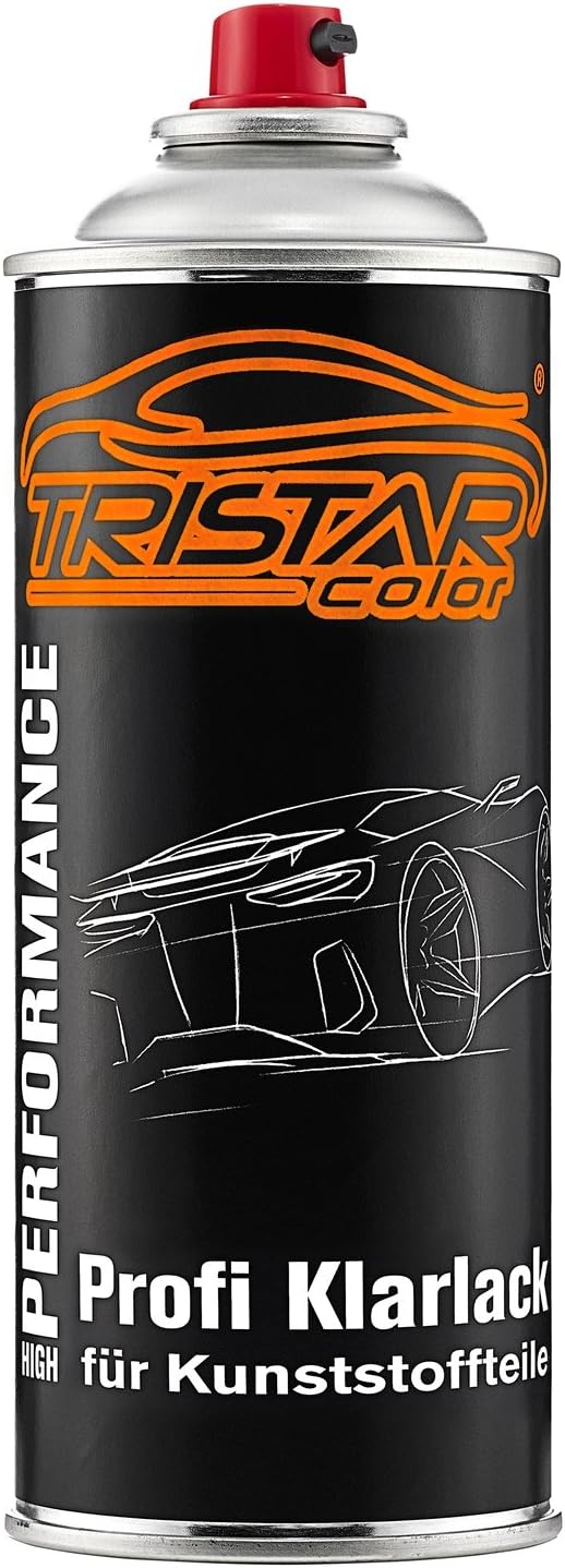 TRISTARcolor Autolack Spray Set Kunststoff für Suzuki Z9T Bright Red 2 | Sprühdosen-Set für Stosssta