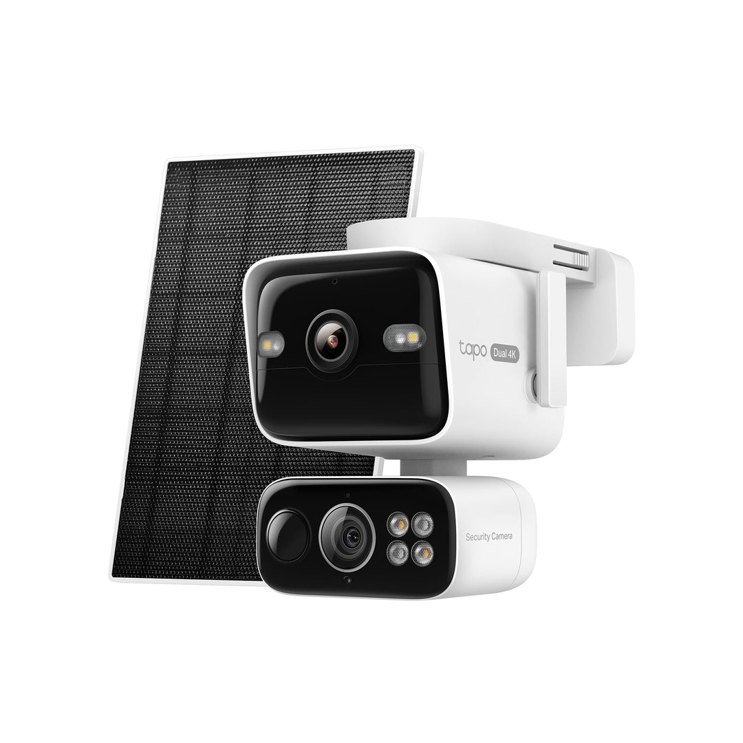Tapo C675D KIT 4K Solar-Überwachungskamera Aussen mit Akku, 169° Ultraweitwinkel &amp; 6mm Teleobjektiv,