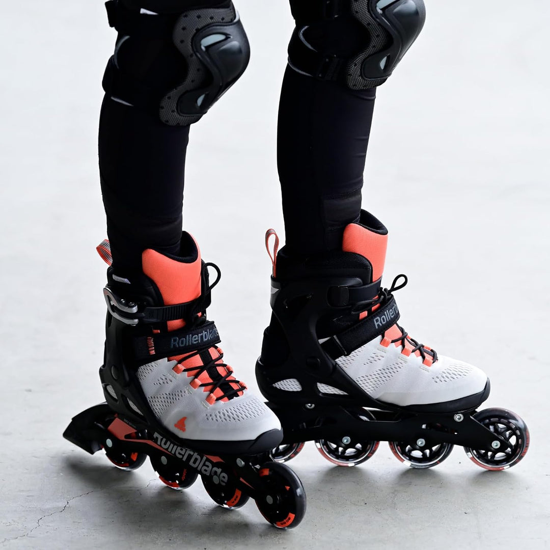 Rollerblade Damen Macroblade 80 235 Glacier Grey/Coral, 235 Glacier Grey/Coral
