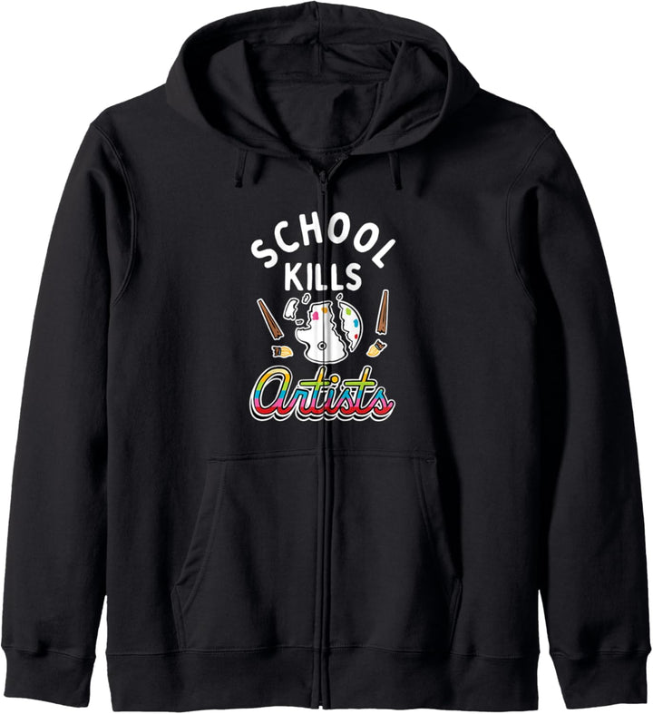 Schule tötet Künstler Kapuzenjacke