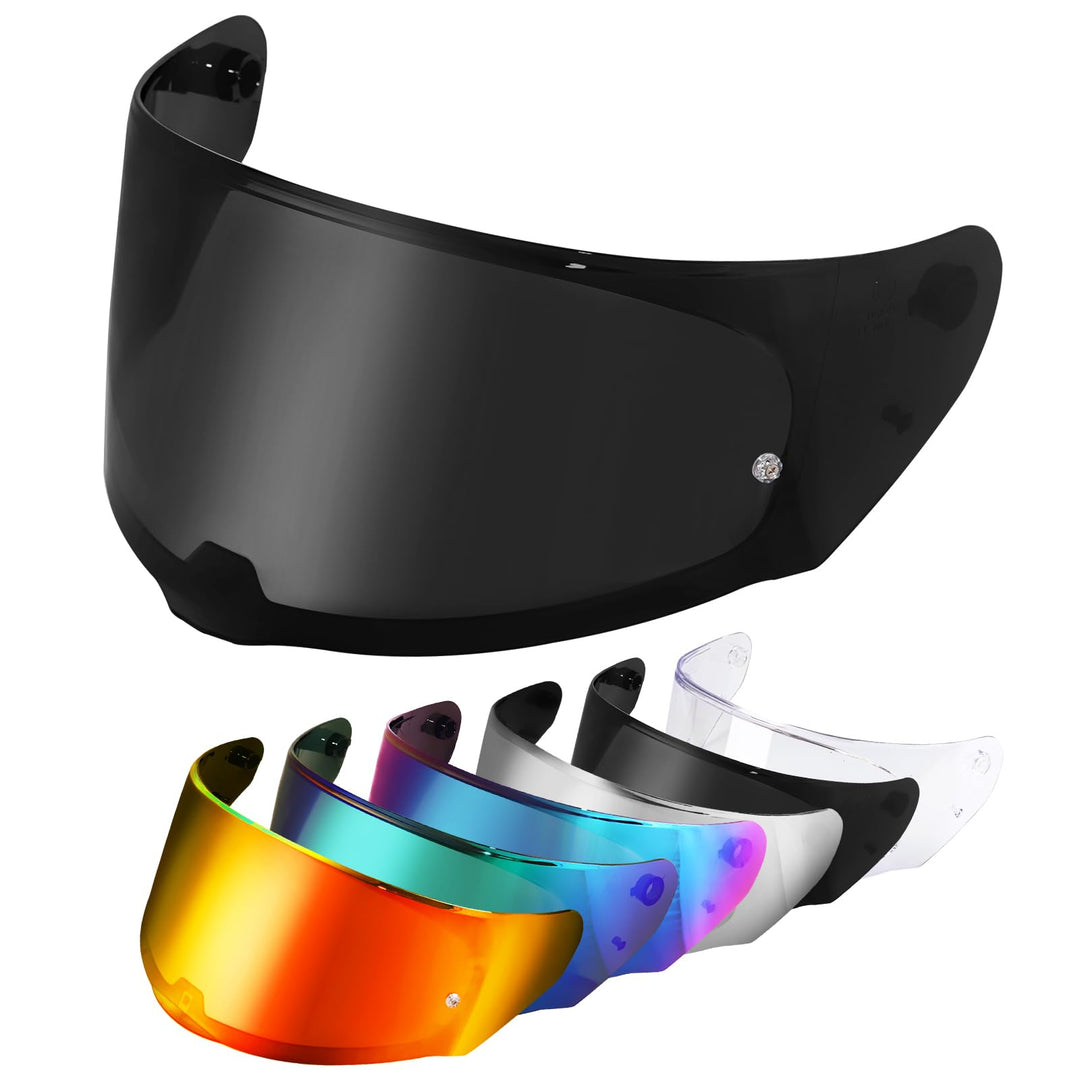 VCOROS Helmvisier für FF328/FF353/FF800 Motorradhelm Visier | Motorrad Windschutz Helm Objektiv Visi