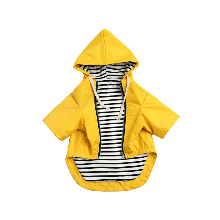 MOREZI Wind&amp;Wasserdicht Hunderegenmantel mit Beinschutz &amp; Fest Kapuze - Leichtes Outdoor - Für klein