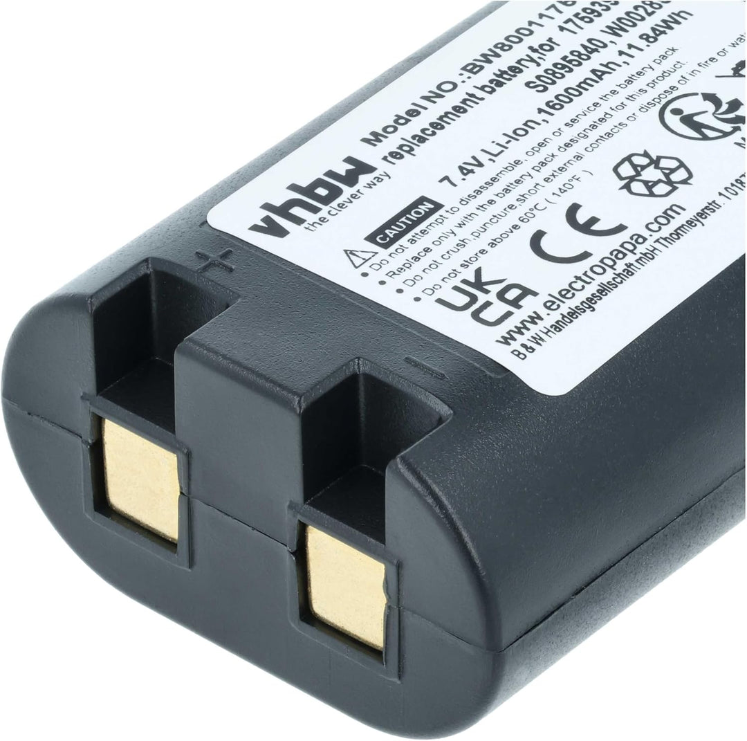 vhbw Akku kompatibel mit Dymo Rhino 5200 | 4200 Drucker Kopierer Scanner Etiketten-Drucker (1600 mAh