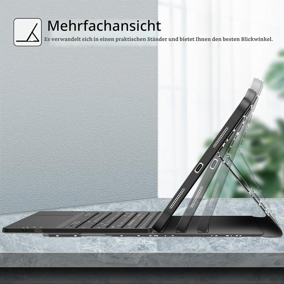 FINTIE Tastatur Hülle für iPad 11. Generation 2025 11", iPad 10. Generation 2022 10.9" Schutzhülle m