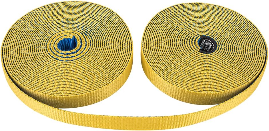 Gibbon 18222 Slackline Flowline Tree Wear Set, 25 m (85,6 Fuss), Kernbalance, Training, Camping, dra