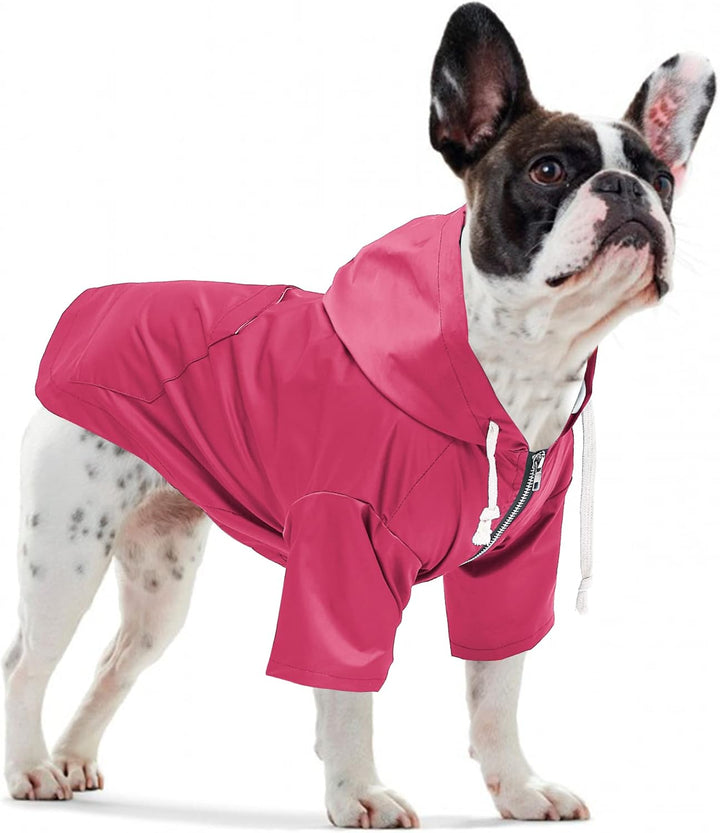 Pethiy Premium hunderegenmantel,Wasserdicht Hundemantel mit Kapuze Hundebekleidung Hunde Regenjacken
