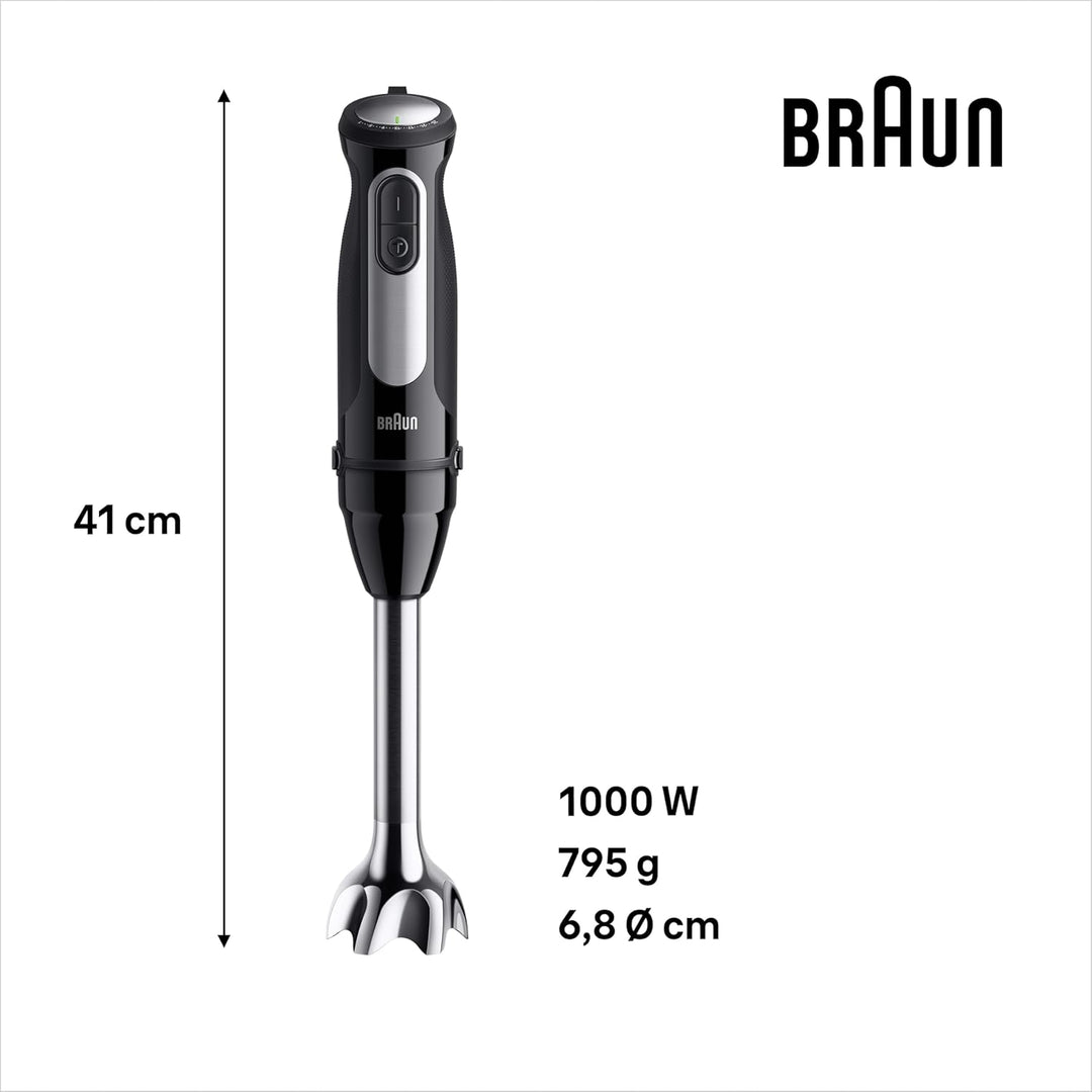 Braun MQ 55001 M MultiQuick 5 Pro Stabmixer schwarz 1000 W | Modell 2025, 1000 W | Modell 2025