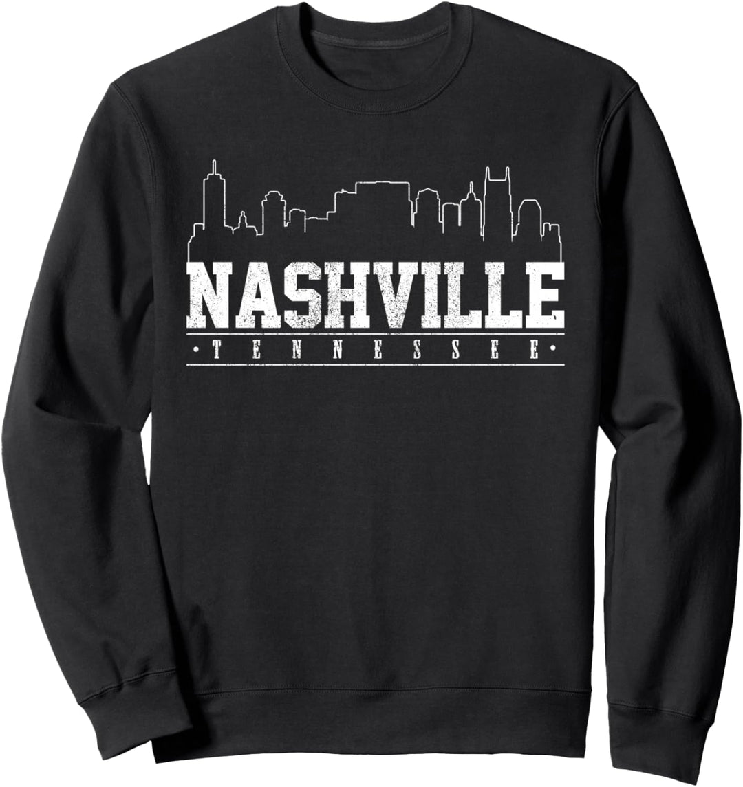 Nashville Skyline T-Shirt - Music City Tennessee Shirt Geschenk Sweatshirt