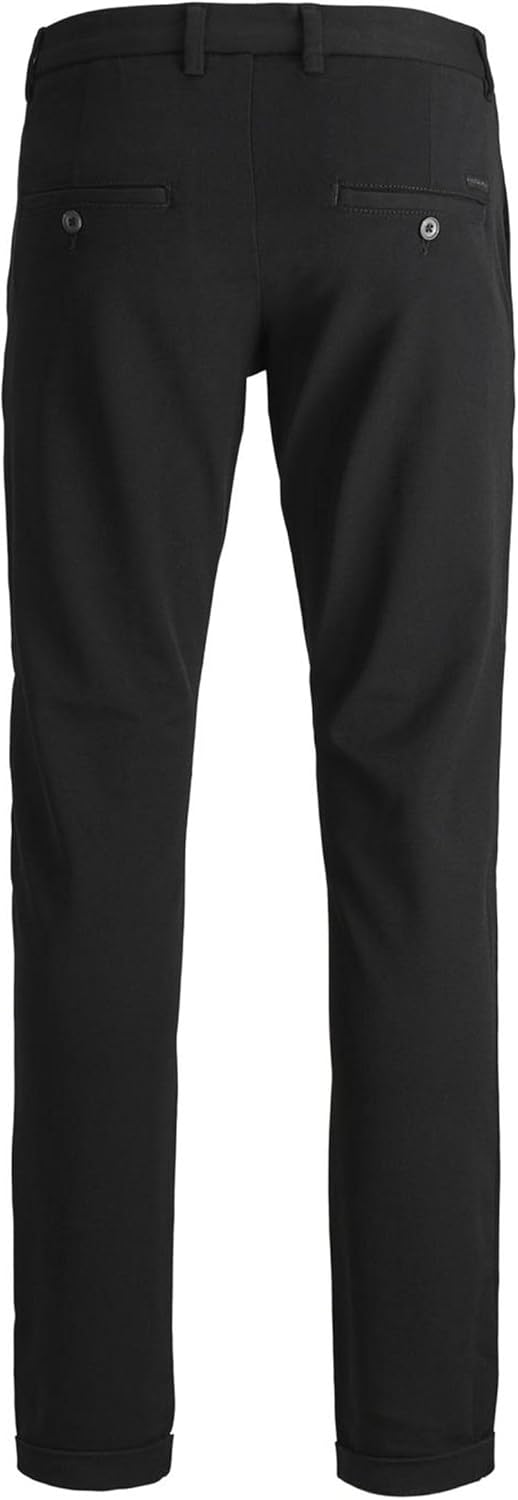 JACK &amp; JONES Male Chino Hose Slim Fit Chino Hose 29W / 32L Schwarz, 29W / 32L Schwarz