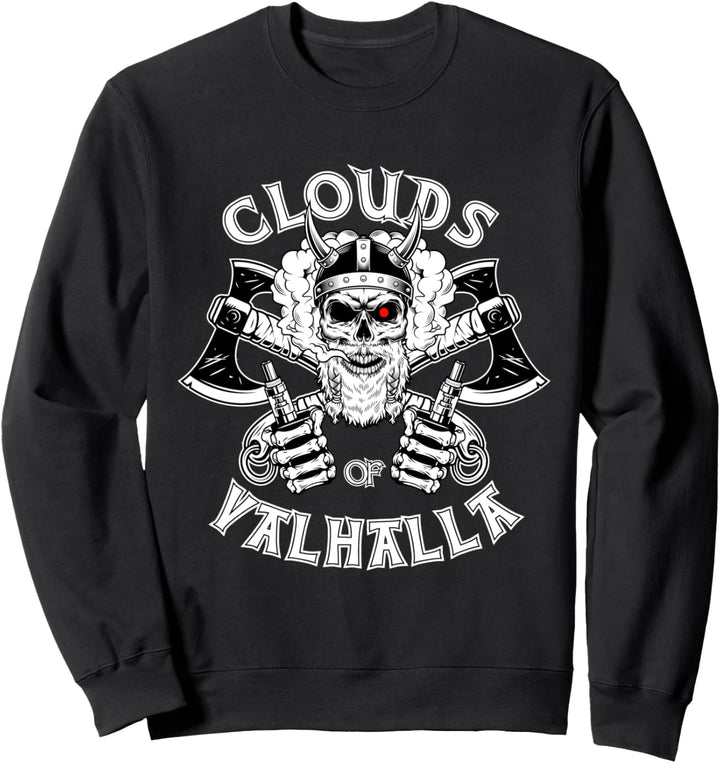 Vaping Viking Vape Shirt Clouds of Valhalla Vaper Sweatshirt