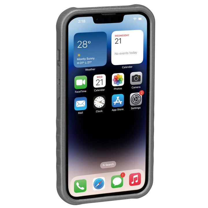 Topeak RideCase Smartphone-Schutzhülle aus Aluminium/Fiberglas-Composite/Gummi in der Farbe Schwarz