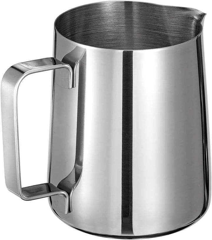 Milchkännchen aus Edelstahl, 350 ml – Milchkännchen aus Edelstahl mit Skala, Krug aus Edelstahl 304