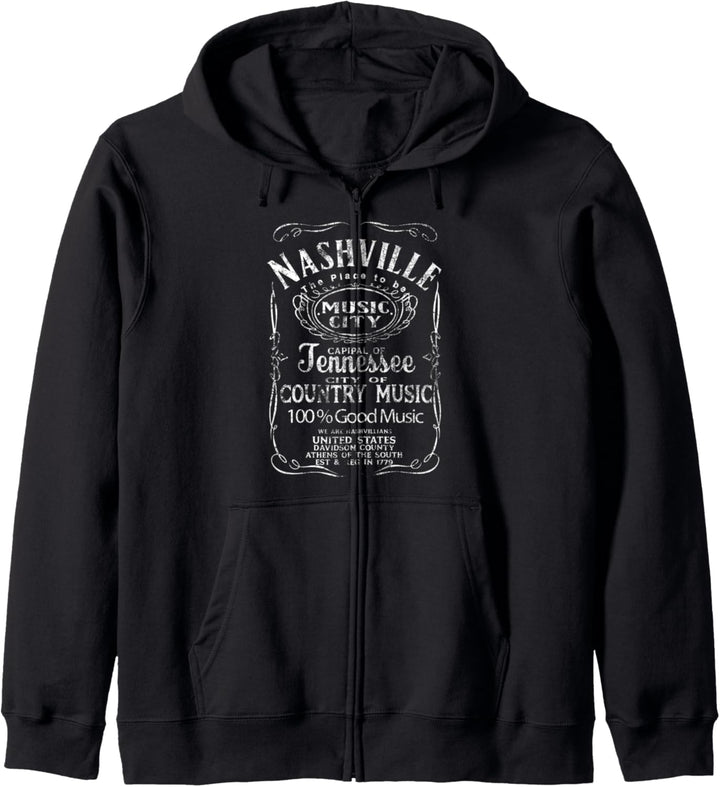 Nashville Tennessee Country und Western Musik City Outfit Kapuzenjacke