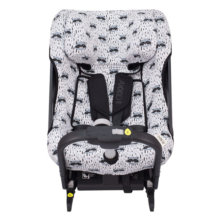 JYOKO KIDS Bezug für Autositz kompatibel mit Axkid One (Raccoon), Raccoon