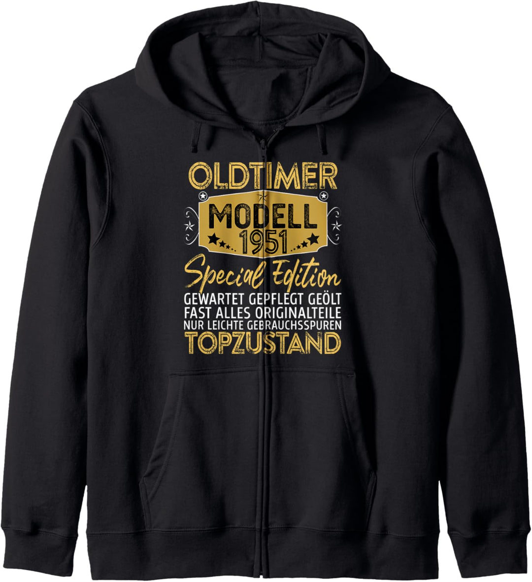 70. Geburtstag 70 Jahre Frauen Männer lustiges Geschenk Kapuzenjacke