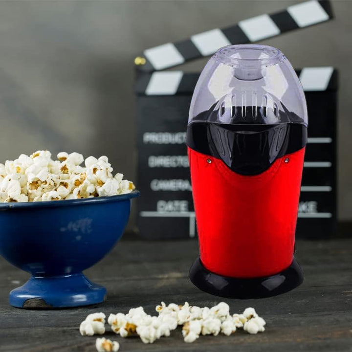 Retoo Popcornmaschine ohne Fett &amp; Öl 900 Watt, Heissluft Popcorn Maker, Gesunder Snack, Fettfrei &amp; Ö