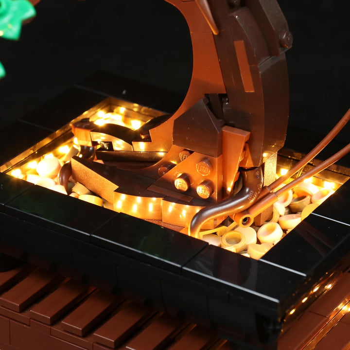 LocoLee Led Licht Set Kompatibel mit LEGO Bonsai Baum, Dekorations Led Beleuchtungs Set für 10281 Bo