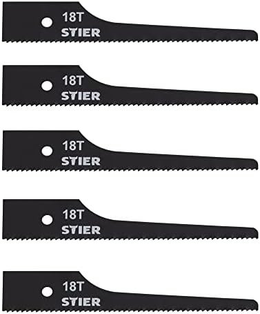 STIER Stichsägeblatt für STS-100 18 Zähne 5 Stk