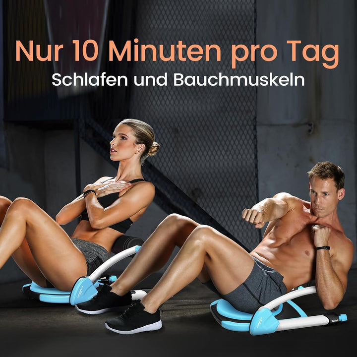 Wonder Core Smart Waist Twist Bauchmuskel-Roller Ab Roller Assist-Funktion Sit-up-Bank Bauchmuskel-T