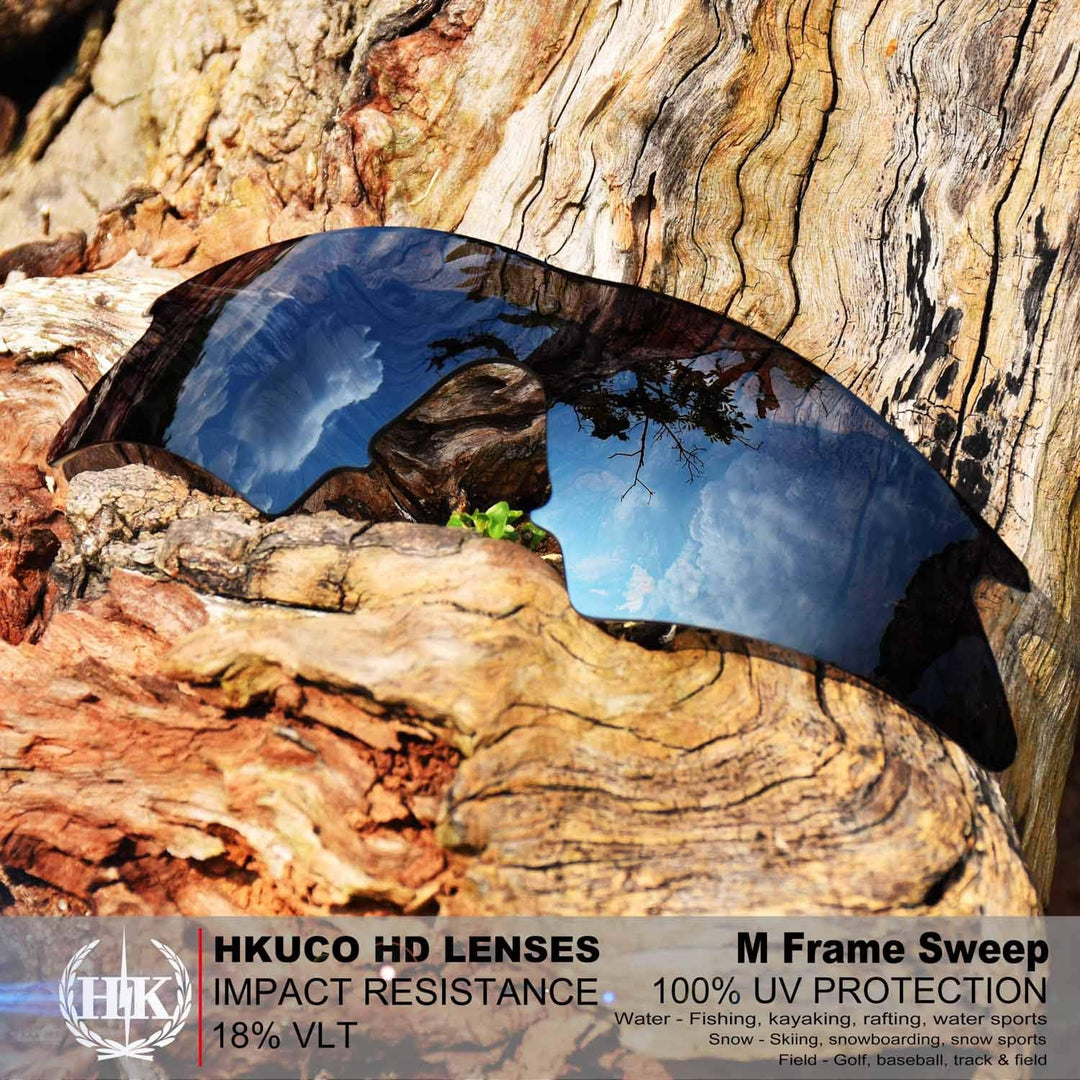 HKUCO Plus Replacement Lenses For Oakley M Frame Sweep 6 pair Combo Pack