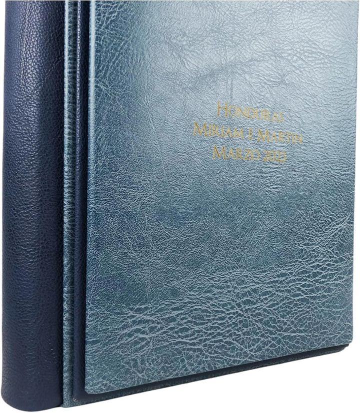 Fotoalbum - Eclissi Vintage - handgefertigte Herstellung aus Kunstleder, personalisierbar mit Gravur
