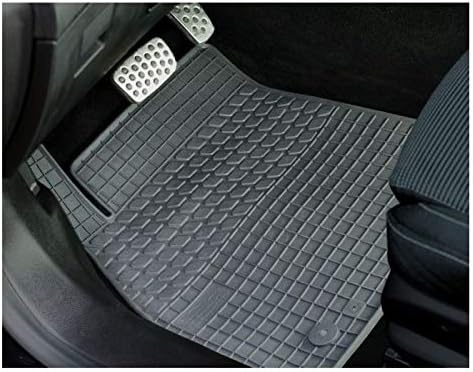 Fussmatten Vorne und Hinten 4er Set für BMW 2er F45 Active Tourer seit 2014 Gummi Gummimatten Vorne,