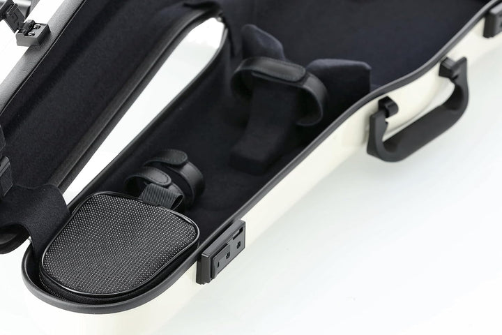 GEWA AIR 1.7 Violinformetui beige hochglanz, Made in Germany, hohe Bruchsicherheit ohne zusätzlichen